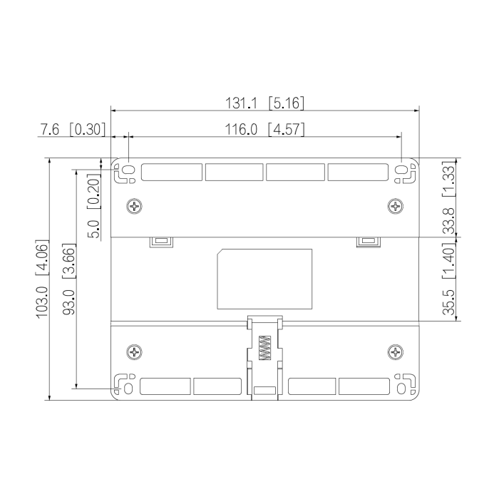 Dahua VTNS1001B-2 2 Draht Switch Intercom