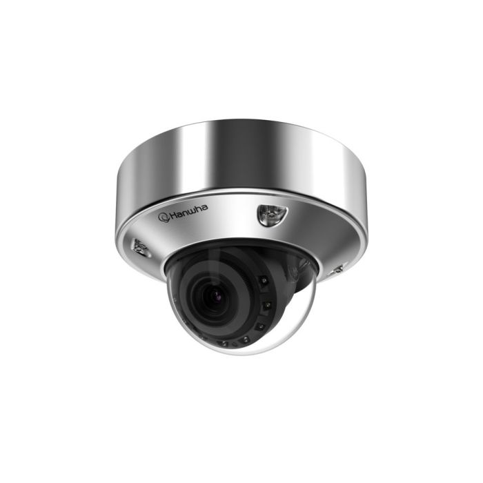 Hanwha Vision XNV-A8084RS (3.3-9.3mm) Edelstahl Dome Kamera 5MP