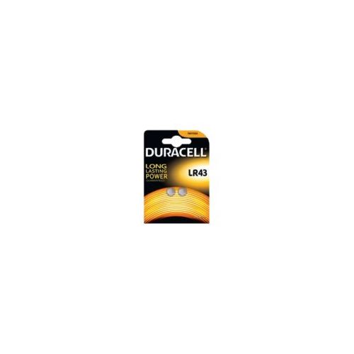 Duracell Electronics - Batterie 2 x LR43 Alkalisch