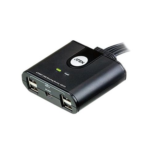 ATEN US424 4-Port USB Peripheral Sharing Device - USB-Umschalter für die gemeinsame Nutzung von Peripheriegeräten - Desktop