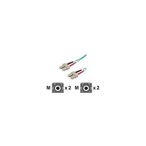 Secomp - Netzwerkkabel - SC multi-mode (M) bis SC multi-mode (M) - 2 m - Glasfaser - 50/125 Mikrometer