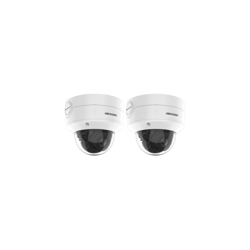 HIKVISION Kamera-Set 2x IP Dome Überwachungskamera DS-2CD2766G2-IZS(2.8-12mm)(C)