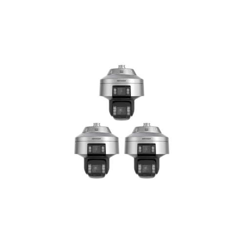 HIKVISION Überwachungskamera Set mit 3x IP PTZ Panorama Kamera iDS-2SK7184MXS-D(C5F2)(T2)