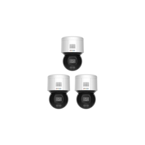HIKVISION Überwachungskamera Set mit 3x IP PTZ Kamera DS-2DE3A400BW-DE/W(F1)(S5)(B)