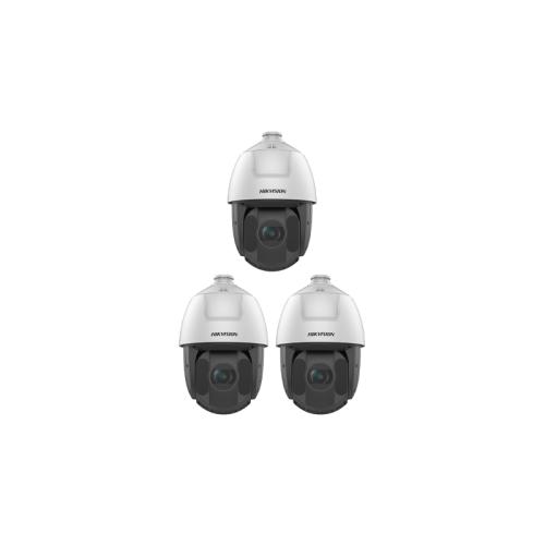 HIKVISION Überwachungskamera Set mit 3x IP PTZ Panorama Kamera DS-2DE5225IW-AE(S6)