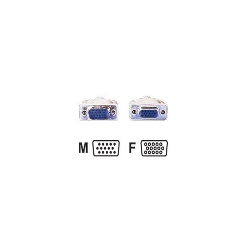 Roline - VGA-Verlängerungskabel - HD-15 (M) bis HD-15 (W) - 1.8 m - geformt