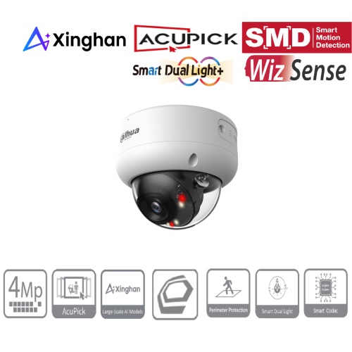 Dahua DH-IPC-HDBW3449EP-S-IL-0280B (2,8 mm) Dome Kamera 4MP