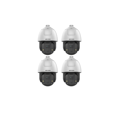 HIKVISION Überwachungskamera Set mit 4x IP PTZ Kamera DS-2DE7S425MW-AEB(F1)(S5)