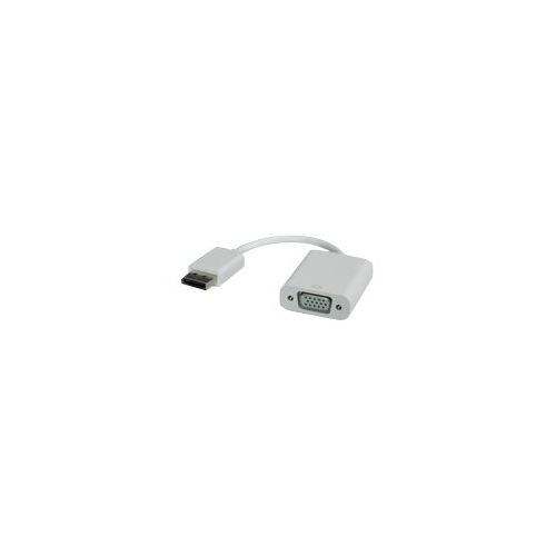 Roline - Display-Adapter - HD-15 (W) bis DisplayPort (M) - 15 cm - weiß