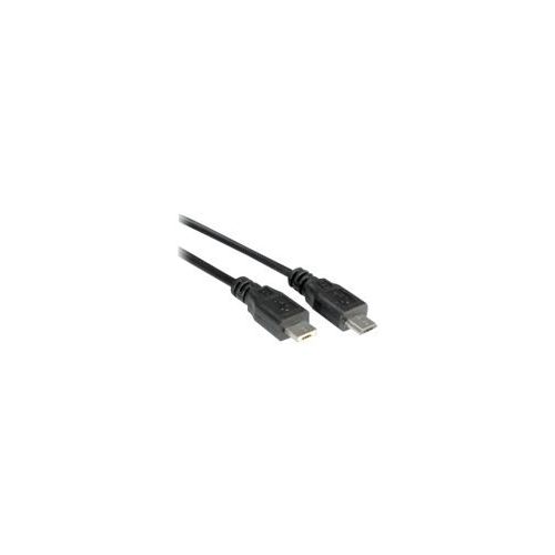 Roline - USB-Kabel - Micro-USB Type A (M) bis Micro-USB Type B (M) - USB 2.0 - 1.8 m - Schwarz