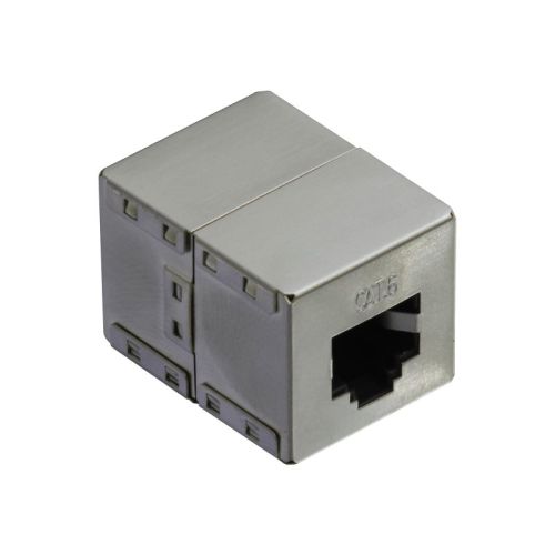 VALUE - Netzwerkkoppler - RJ-45 (W) bis RJ-45 (W) - abgeschirmt - CAT 6 - Silber