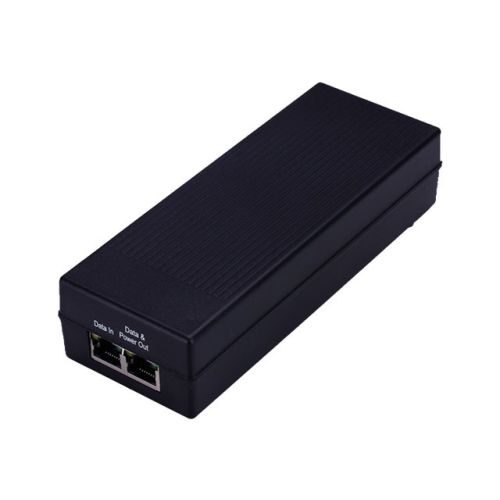 VALUE Gigabit PoE Injektor - Power Injector - AC 90-280 V - 30 Watt - Ausgangsbuchsen: 1 - Schwarz
