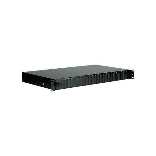 VALUE - Patch Panel - SC X 24 - Schwarz, RAL 9005 - 1U - 48.3 cm ( 19