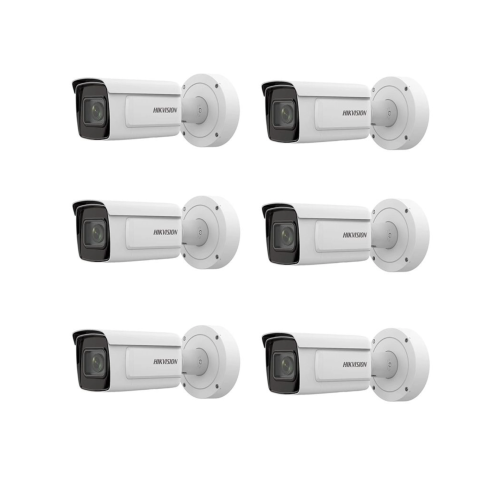 HIKVISION Kamera-Set 6x IP Bullet Kamera iDS-2CD7A46G0/P-IZHS(2.8-12mm)(C)