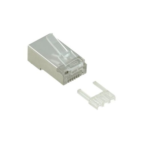 VALUE - Netzwerkanschluss - RJ-45 (M) - abgeschirmt - CAT 6e - durchsichtig (Packung mit 10)