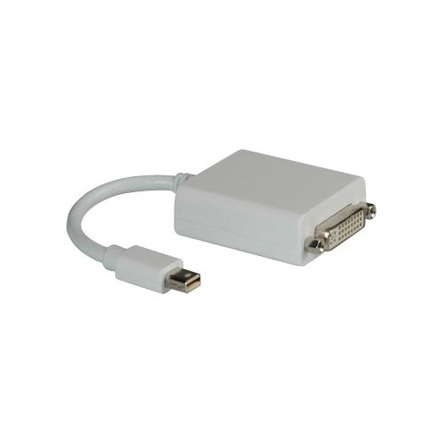 Roline - DVI-Adapter - Mini DisplayPort (M) bis DVI-D (W) - weiß