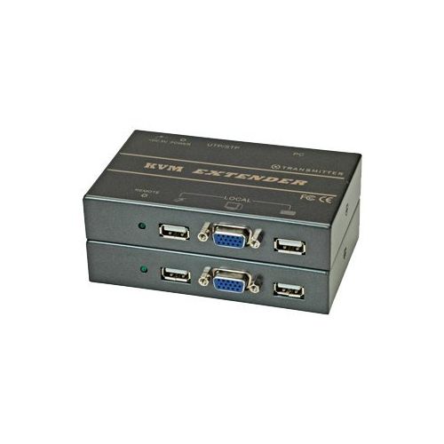 VALUE KVM Extender over RJ-45 - KVM-Extender - USB - 4-polig USB Typ A, HD D-Sub (HD-15), 15-polig / 4-polig USB Typ A, HD D-Sub (HD-15), 15-polig - bis zu 150 m
