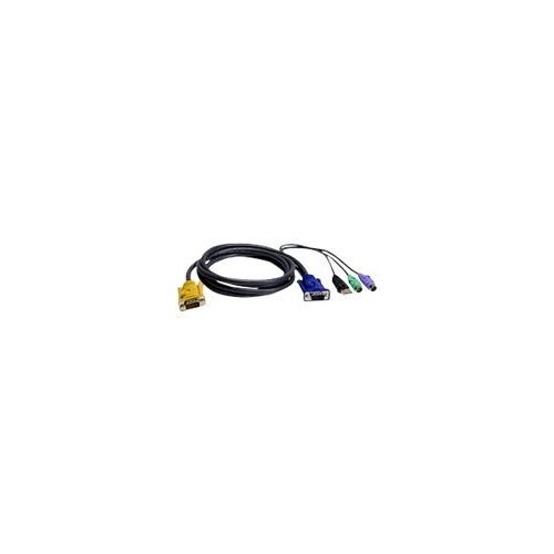 ATEN 2L-5303UP - Tastatur- / Video- / Maus- (KVM-) Kabel - USB, PS/2, HD-15 (M) bis 18-polig SPHD (M) - 3 m
