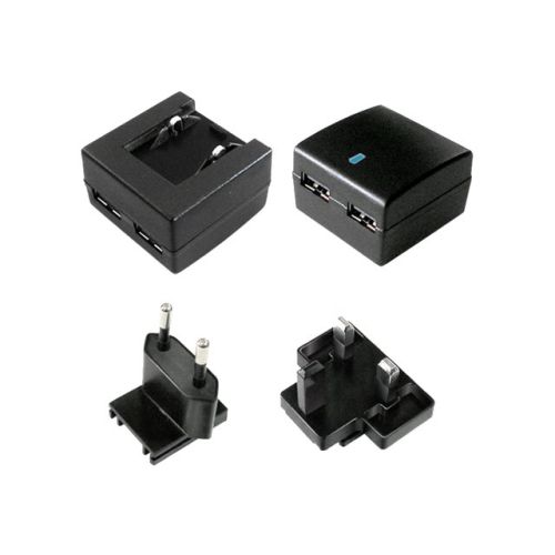 Value - Netzteil - 10 Watt - 2 A - 2 Ausgabeanschlussstellen ( USB (nur Strom) ) - Großbritannien und Nordirland, Europa