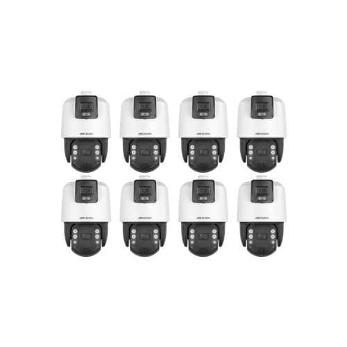 HIKVISION Überwachungskamera Set mit 8x IP PTZ Kamera DS-2SE7C144IW-AE(32X/4)(S5)