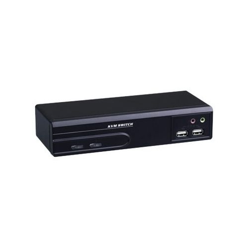 ROLINE Dual Head KVM Switch - KVM-/Audio-Switch - USB - 2 x KVM/Audio - 1 lokaler Benutzer - Desktop