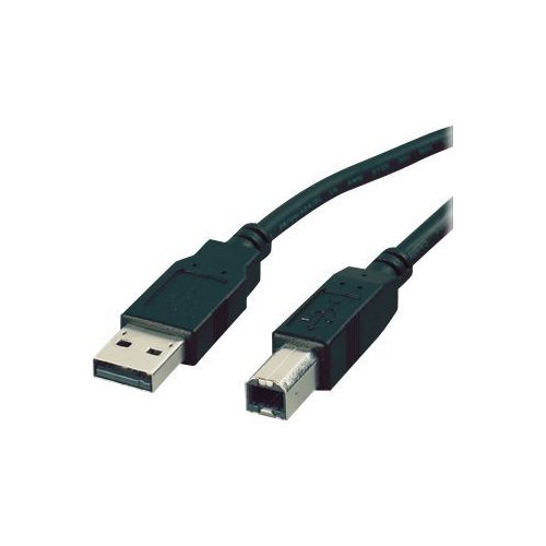 Roline - USB-Kabel - USB (M) bis USB Type B (M) - USB 2.0 - 12 m - Schwarz