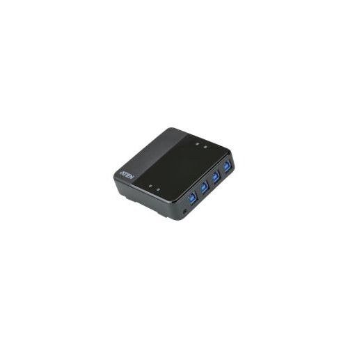 ATEN US434 - USB-Umschalter für die gemeinsame Nutzung von Peripheriegeräten - 4 x SuperSpeed USB 3.0 - Desktop