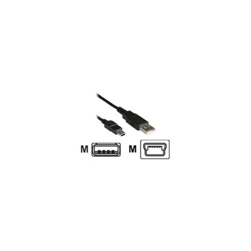 Roline - USB-Kabel - USB (M) bis Mini-USB, Typ B (M) - USB 2.0 - 3 m - Schwarz