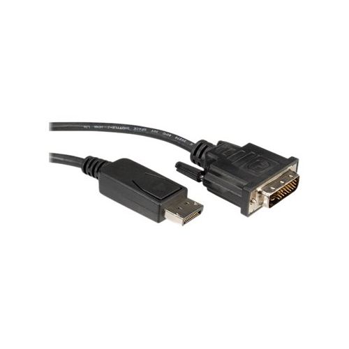 Roline - Videokabel - DVI-D (M) bis DisplayPort (M) - 1 m - Daumenschrauben - Schwarz