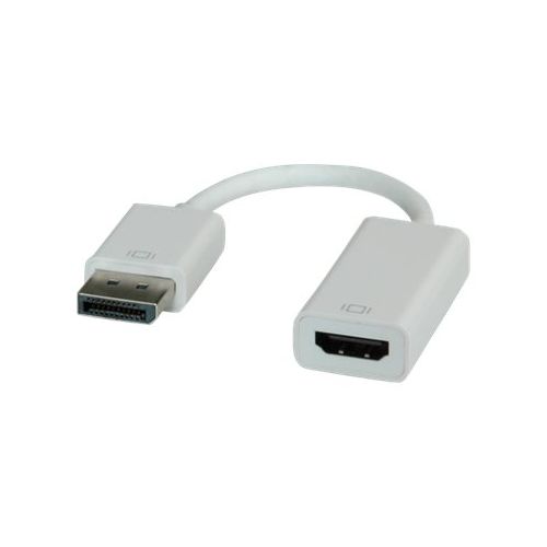 Roline - Videoanschluß - HDMI (W) bis DisplayPort (M) - 15 cm - weiß