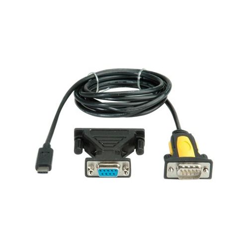 VALUE - Serieller Adapter - USB Type-C - Schwarz