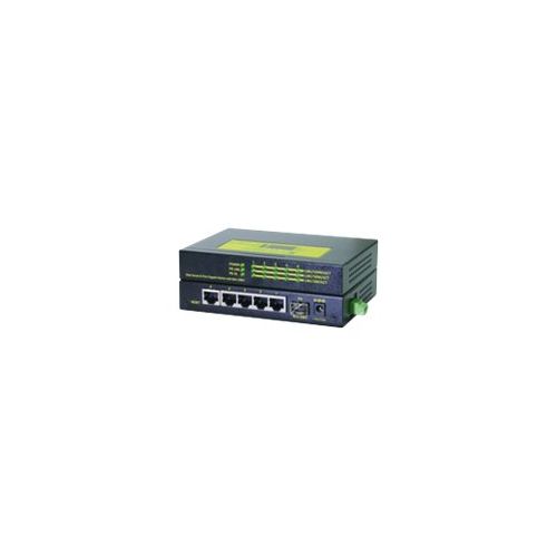 ROLINE Industrie - Switch - verwaltet - 5 x 10/100/1000 + 1 x 1000Base-SX - Desktop, an DIN-Schiene montierbar