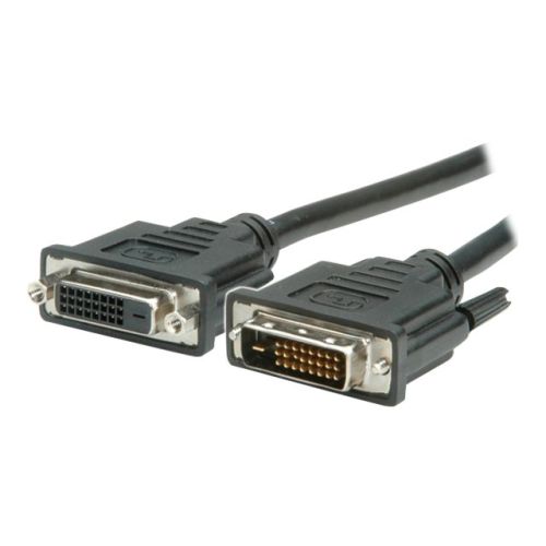 VALUE - DVI-Verlängerungskabel - Dual Link - DVI-D (W) bis DVI-D (M) - 5 m - Daumenschrauben