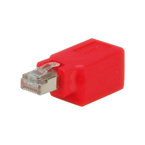 Roline - Crossover-Adapter - RJ-45 (M) bis RJ-45 (W) - STP - CAT 5 - Rot