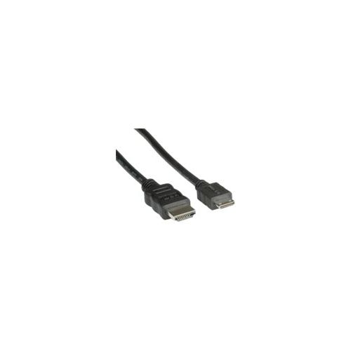 VALUE High Speed - HDMI mit Ethernetkabel - HDMI (M) bis mini HDMI (M) 1,5 m - abgeschirmt - Schwarz