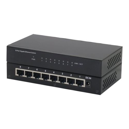 ROLINE - Switch - nicht verwaltet - 8 x 10/100/1000 - Desktop