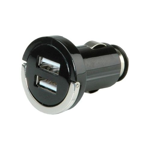 Value USB Charger - Netzteil - Pkw - 10 Watt - 2.1 A - 2 Ausgabeanschlussstellen ( USB (power only) )