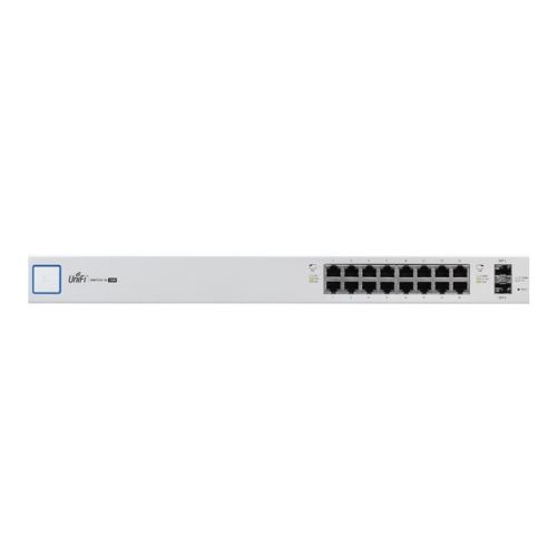 Ubiquiti US-16-150W UniFi Switch, 16 Gigabit RJ45 Ports, 2 SFP Ports, P