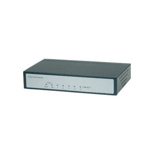 ROLINE - Switch - 1 x 10/100 (PoE) + 4 x 10/100 - Desktop - PoE