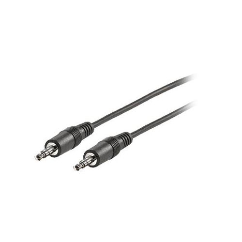 Roline - Audiokabel - stereo mini jack (M) bis stereo mini jack (M) - 2 m - abgeschirmt - Schwarz