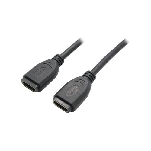VALUE - HDMI-Kabel - HDMI (W) bis HDMI (W) - 20 cm - Schwarz - geformt