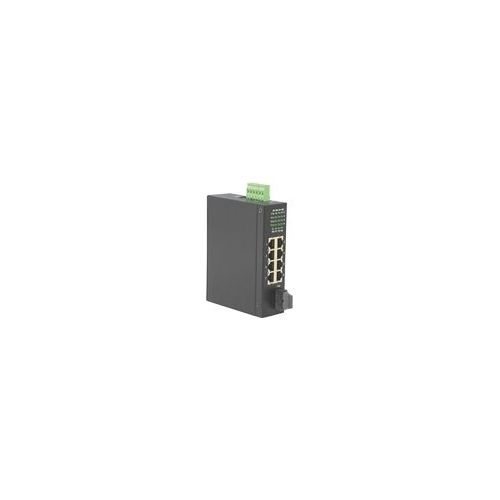 ROLINE Industrie - Switch - nicht verwaltet - 7 x 10/100 + 1 x 100Base-FX + 1 x Shared 100Base-FX - an DIN-Schiene montierbar