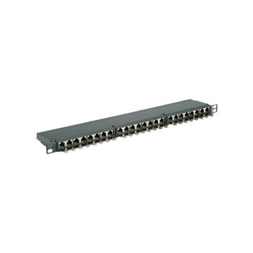 Roline - Patch Panel - RJ-45 - Schwarz, RAL 9005, RAL 9004 - 0.5U - 48.3 cm ( 19