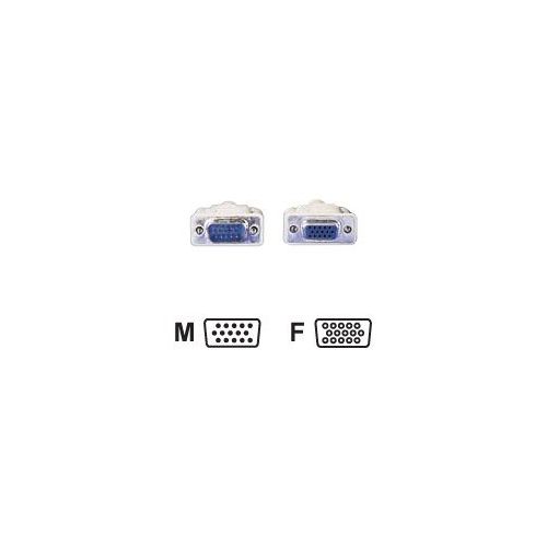 Roline - VGA-Verlängerungskabel - HD-15 (M) bis HD-15 (W) - 10 m