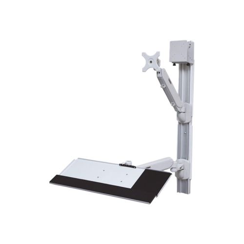 VALUE WorkStation - Wandhalterung für LCD-Anzeige/Tastatur/Maus/CPU - Aluminium