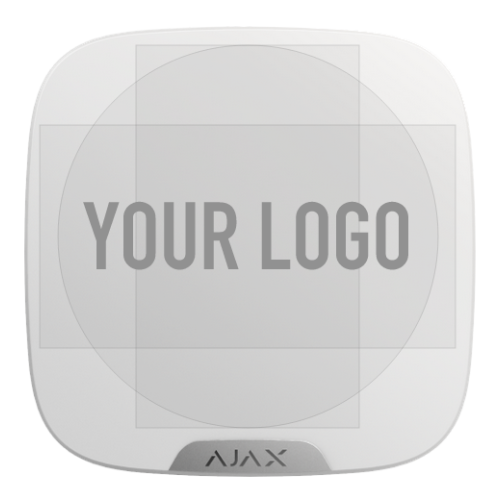 AJAX Frontplatte für Alarmsirene DoubleDeck (weiß) 10er Pack