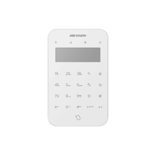 HIKVISION DS-PK1-LT-WE Ax Pro Drahtloses LCD Tastenfeld mit Kartenleser