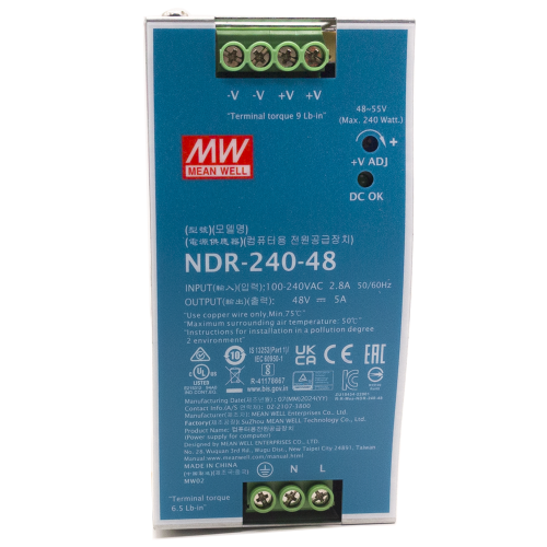 HIKVISION NDR-240-48 Industrie Netzteil 240W 48V