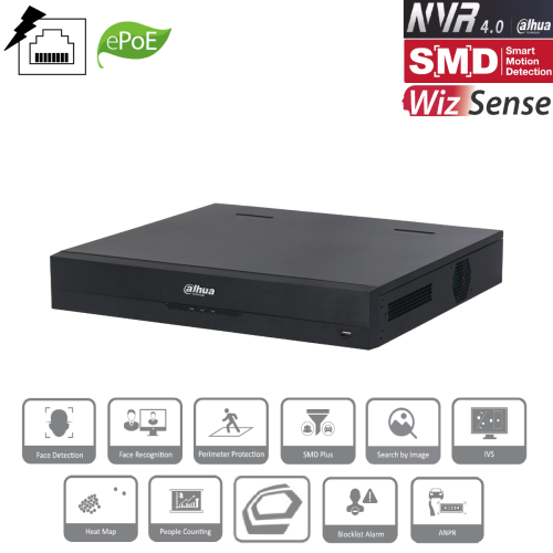 Dahua NVR5424-24P-EI Netzwerkvideorekorder 24 Kanal