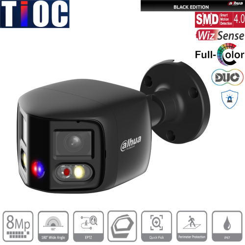 Dahua PFW3849SP-A180-E2-AS-PV-0280B-Black (2,8mm) Bullet Kamera 4K